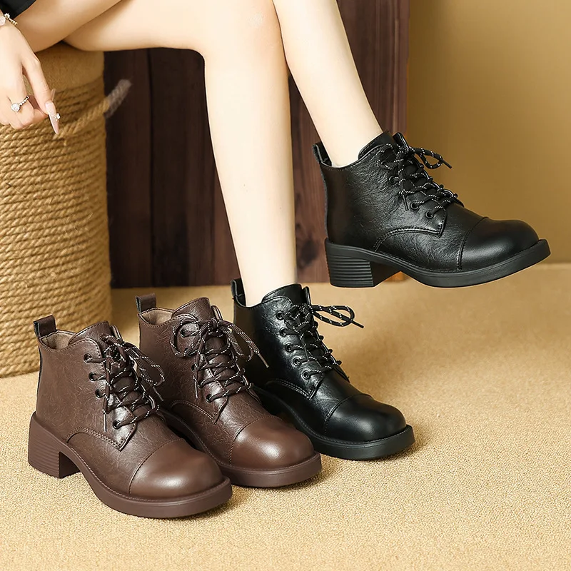 Women Short Boots  Autumn Wint - đánh giá và giá Vintage Outdoor Fashion