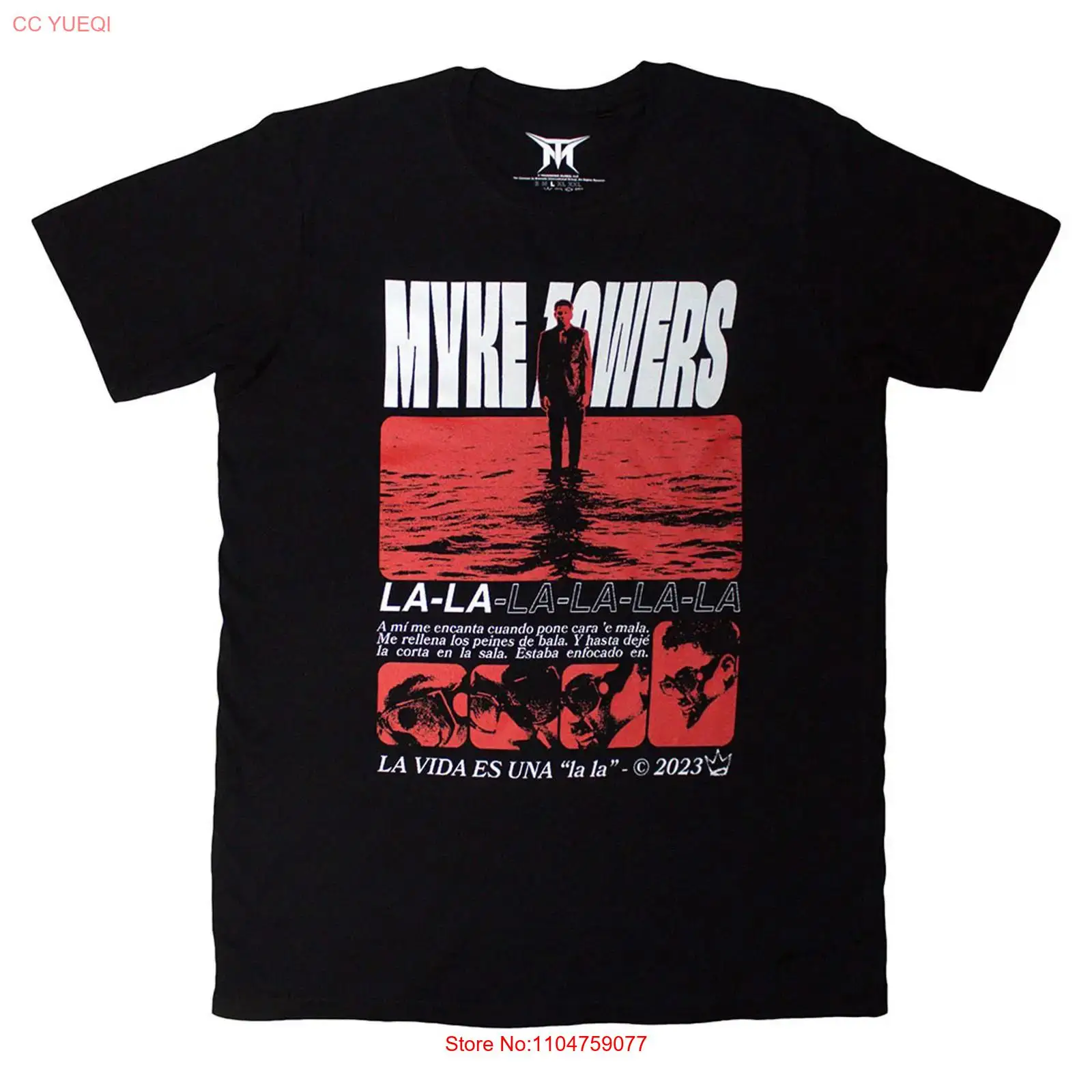 Myke Towers La Vida T Shirt vi - đánh giá và giá Vintage Fashion La