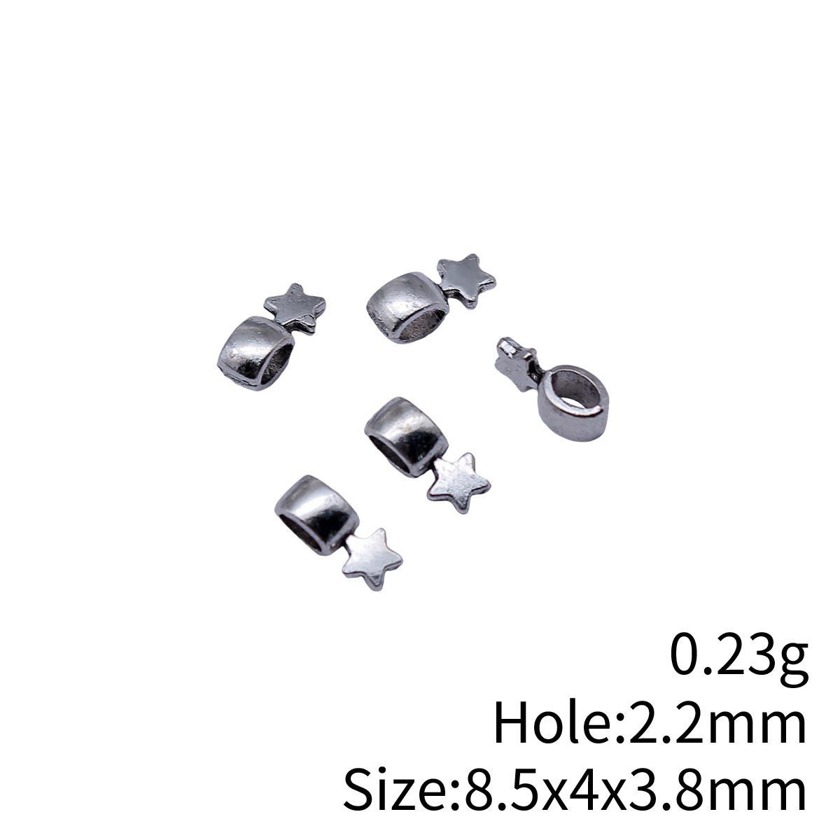 40pcs 8.5x4x3.8mm Antique Silv - đánh giá và giá Vintage Fashion Stores