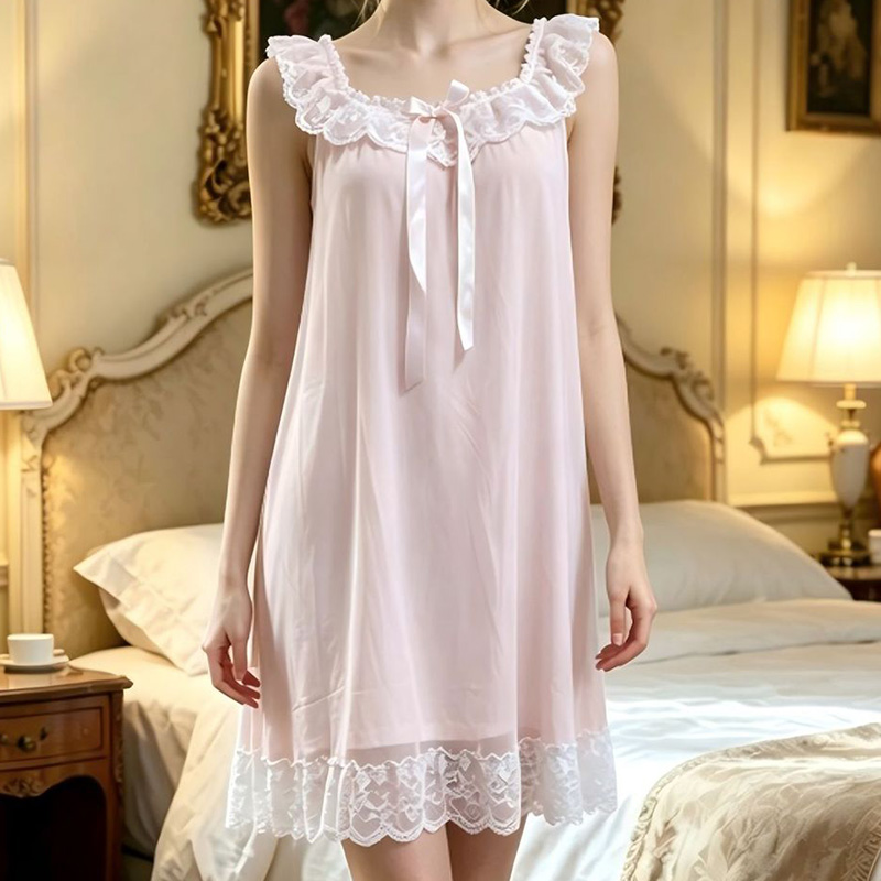 Women Sleeping Gown Sleeveless - đánh giá và giá Vintage Fashion Dresses