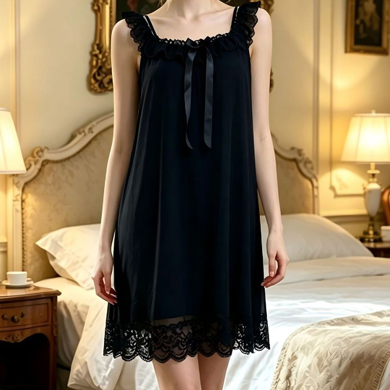 Women Sleeping Gown Sleeveless - đánh giá và giá Vintage Fashion Dresses